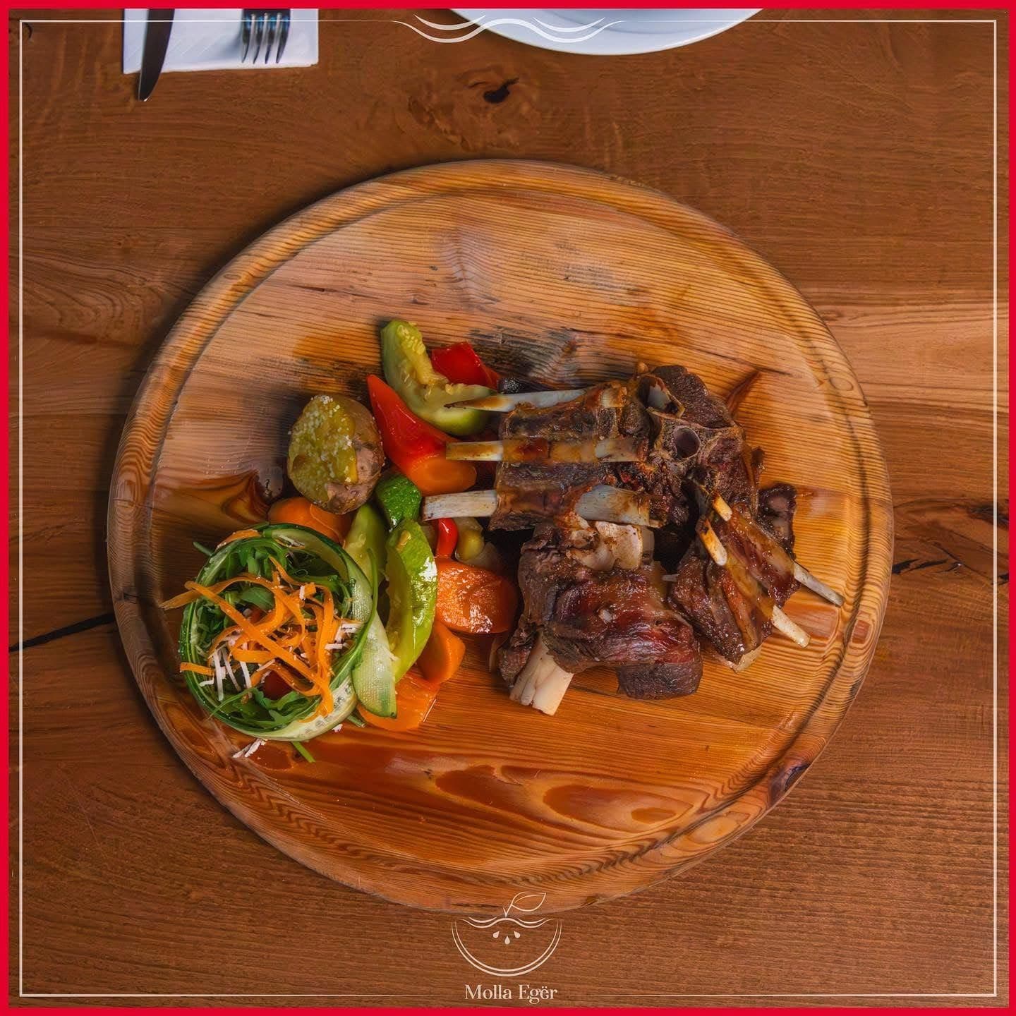 Traditional Menu with Lamb Meat	